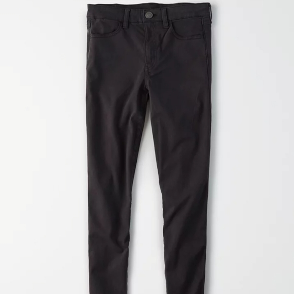 American Eagle high waisted jegging black super soft fit 00 short - Picture 4 of 5